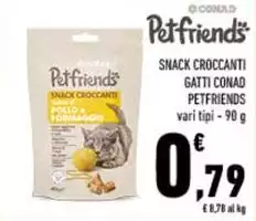 Conad - Snack Croccanti Gatti Petfriends Conad - Snack Croccanti Gatti Petfriends