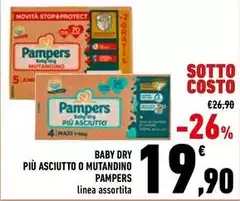 Pampers - Baby Dry Piu Asciutto O Mutandino Pampers - Baby Dry Piu Asciutto O Mutandino