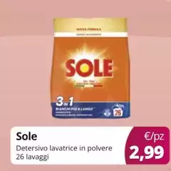 Sole - Detersivo Lavatrice In Polvere