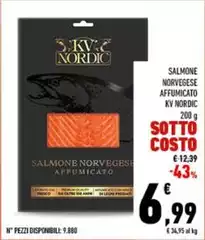 Kv nordic - Salmone Norvegese Affumicato Kv nordic - Salmone Norvegese Affumicato
