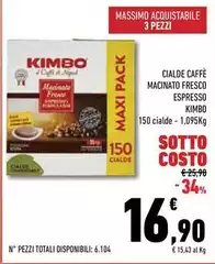 Kimbo - Cialde Caffè Macinato Fresco Espresso Kimbo - Cialde Caffè Macinato Fresco Espresso