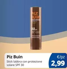 Piz buin - Stick Labbra Con Protezione Solare Spf 30