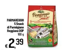 Parmareggio - 5 Snack Di Parmigiano Reggiano DOP
