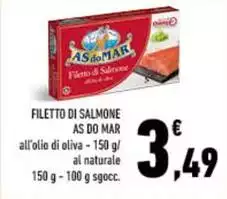 Asdomar - Filetto Di Salmone Asdomar - Filetto Di Salmone