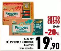 Pampers - Baby Dry Piu Asciutto O Mutandino Pampers - Baby Dry Piu Asciutto O Mutandino