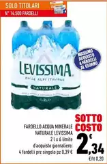 Levissima - Fardello Acqua Minerale Naturale Levissima - Fardello Acqua Minerale Naturale