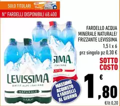 Levissima - Fardello Acqua Minerale Naturale/Frizzante Levissima - Fardello Acqua Minerale Naturale/Frizzante