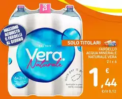 Vera - Fardello Acqua Minerale Naturale Vera - Fardello Acqua Minerale Naturale
