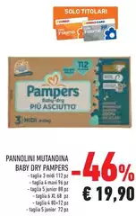 Pampers - Pannolini Mutandina Baby Dry Pampers - Pannolini Mutandina Baby Dry