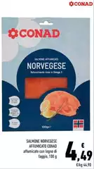 Conad - Salmone Norvegese Affumicato Conad - Salmone Norvegese Affumicato