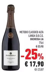 Duchessa lia - Metodo Classico Alta Langa D.O.C.G. Duchessa lia - Metodo Classico Alta Langa D.O.C.G.