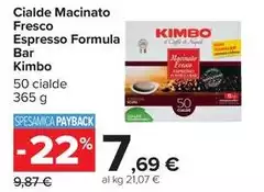 Kimbo - Cialde Macinato Fresco Espresso Formula Bar Kimbo - Cialde Macinato Fresco Espresso Formula Bar
