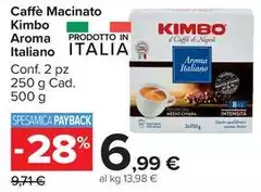 Kimbo - Caffè Macinato Aroma Italiano Kimbo - Caffè Macinato Aroma Italiano