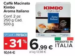 Kimbo - Caffè Macinato Aroma Italiano Kimbo - Caffè Macinato Aroma Italiano