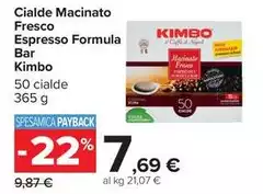Kimbo - Cialde Macinato Fresco Espresso Formula Bar
