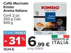Kimbo - Caffè Macinato Aroma Italiano Kimbo - Caffè Macinato Aroma Italiano