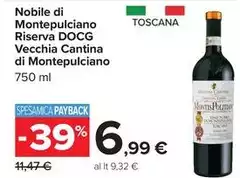 Vecchia cantina - Nobile Di Montepulciano Riserva DOCG
