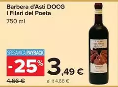 Barbera D'Asti DOCG I Filari Del Poeta