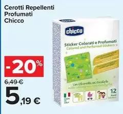 Chicco - Cerotti Repellenti Profumati