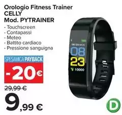 Celly - Orologio Fitness Trainer Mod. Pytrainer Celly - Orologio Fitness Trainer Mod. Pytrainer