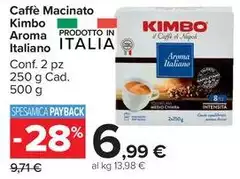 Kimbo - Caffè Macinato Aroma Italiano Kimbo - Caffè Macinato Aroma Italiano