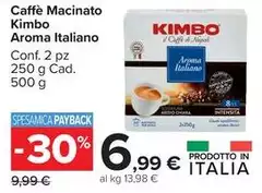 Kimbo - Caffè Macinato Aroma Italiano Kimbo - Caffè Macinato Aroma Italiano