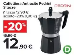 Pedrini - Caffettiera Antracite Pedrini - Caffettiera Antracite