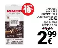 Kimbo - Capsule Di Caffè Compatibili Con Nespresso Kimbo - Capsule Di Caffè Compatibili Con Nespresso