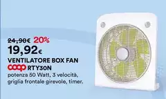 Coop - Ventilatore Box Fan Rty30n Coop - Ventilatore Box Fan Rty30n
