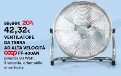 Exo terra - Ventilatore Da Terra Ad Alta Velocità Coco Ff-400an Exo terra - Ventilatore Da Terra Ad Alta Velocità Coco Ff-400an