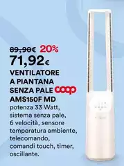 Coop - Ventilatore A Piantana Senza Pale Coop - Ventilatore A Piantana Senza Pale