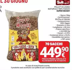 Pellet Di Legno Naturale 100% Fagio Pellet Di Legno Naturale 100% Fagio