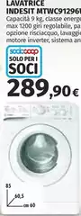 Indesit - Lavatrice MTWC9129L