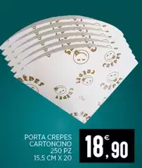 Porta Crepes Cartoncino Porta Crepes Cartoncino