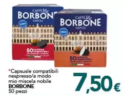 Caffe borbone - Capsule Compatibili Nespresso/a Modo Mio Miscela Nobile Caffe borbone - Capsule Compatibili Nespresso/a Modo Mio Miscela Nobile