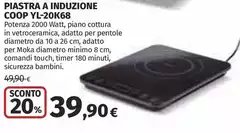 Coop - Piastra A Induzione Yl-20x68