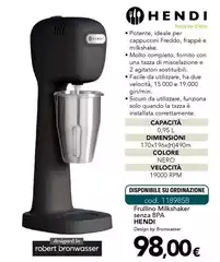 Facile - Frullino Milkshaker Senza Bpa Facile - Frullino Milkshaker Senza Bpa