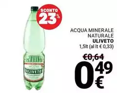 Uliveto - Acqua Minerale Naturale