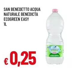 San Benedetto - Acqua Naturale Benedicta Ecogreen Easy
