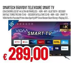 Smartech - 55UV10V11 Televisore Smart Tv Smartech - 55UV10V11 Televisore Smart Tv