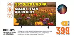 Philips - Qled 55" UHD 4K 55PUS6460