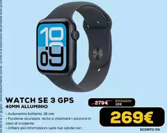 Watch Se 3 Gps 40mm Alluminio