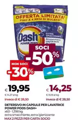 Dash - Detersivo In Capsule Per Lavatrice Power Pods