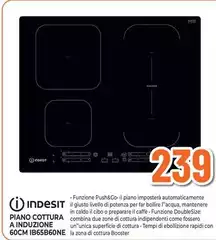 Indesit - Piano Cottura A Induzione 60cm Ib6560n Indesit - Piano Cottura A Induzione 60cm Ib6560n