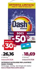 Dash - Detersivo In Polvere Per Lavatrice Power