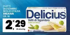 Delicius - Filetti Di Sgombro In Olio D'oliva
