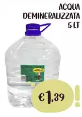 Acqua Demineralizzata