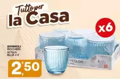 Casa - Bormioli Bicchieri Acqua Blue Casa - Bormioli Bicchieri Acqua Blue