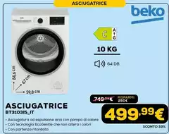 Beko - Asciugatrice BT310A15L-IT