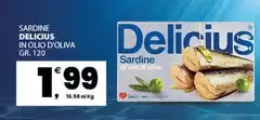 Delicius - Sardine In Olio D'oliva